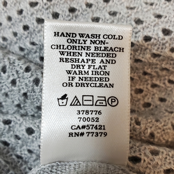 Ann Taylor Open Knit Merino Wool Blend Cardigan - Picture 9 of 9